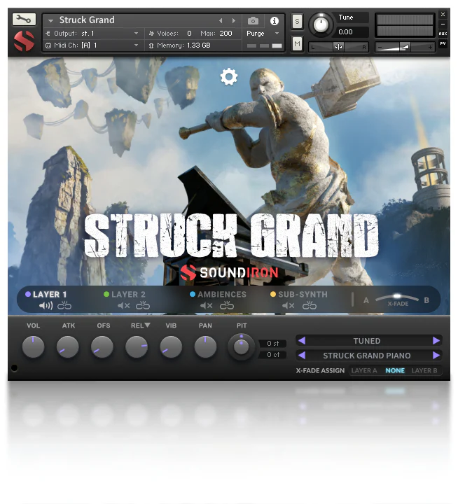 Struck Grand Piano - Image 2