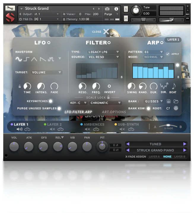 Struck Grand Piano - Image 3